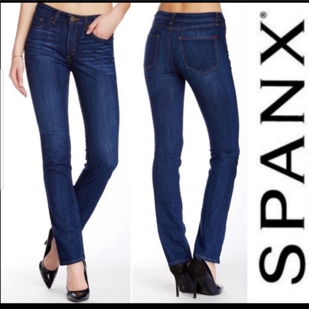 Spanx The Slim X Straight Jeans size 28